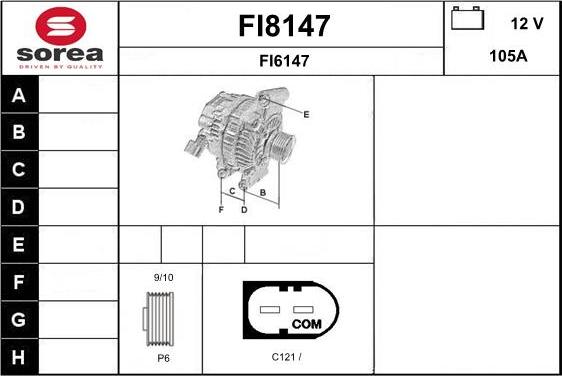 SNRA FI8147 - Alternateur cwaw.fr