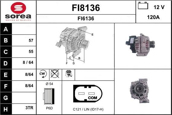 SNRA FI8136 - Alternateur cwaw.fr