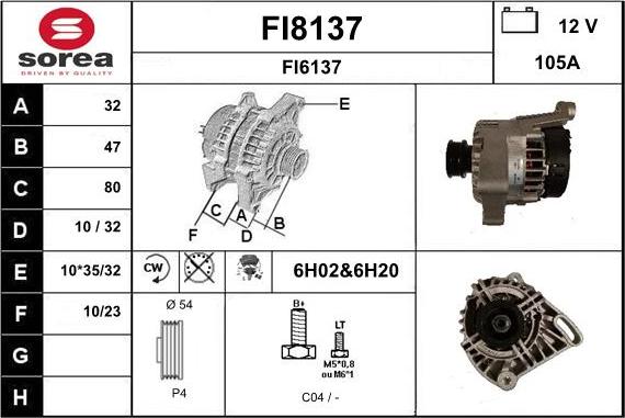 SNRA FI8137 - Alternateur cwaw.fr