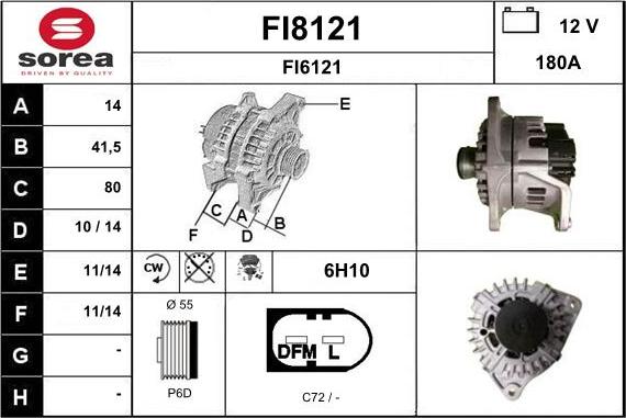 SNRA FI8121 - Alternateur cwaw.fr