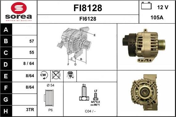 SNRA FI8128 - Alternateur cwaw.fr