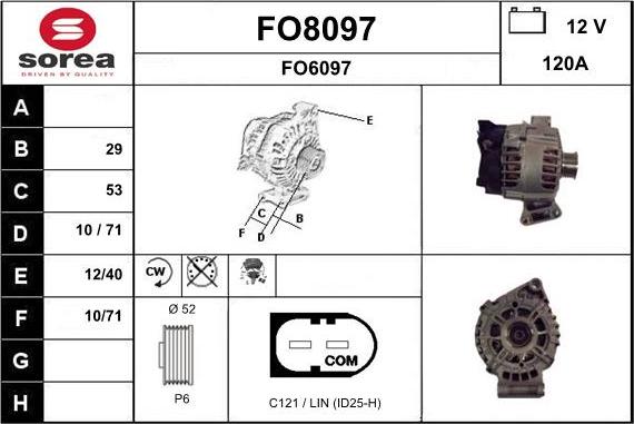 SNRA FO8097 - Alternateur cwaw.fr