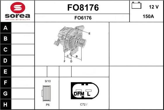 SNRA FO8176 - Alternateur cwaw.fr