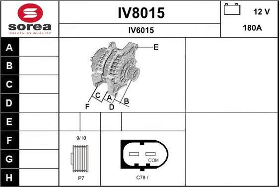 SNRA IV8015 - Alternateur cwaw.fr