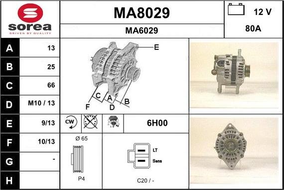 SNRA MA8029 - Alternateur cwaw.fr