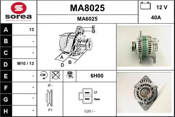 SNRA MA8025 - Alternateur cwaw.fr