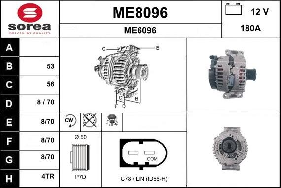 SNRA ME8096 - Alternateur cwaw.fr