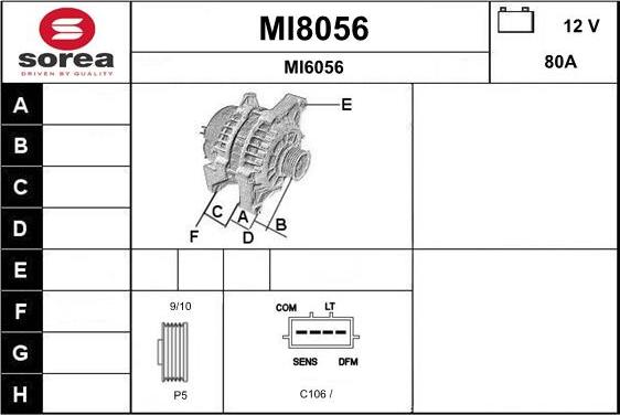 SNRA MI8056 - Alternateur cwaw.fr