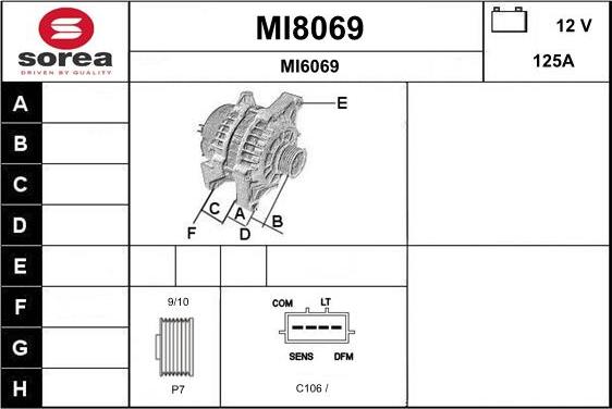 SNRA MI8069 - Alternateur cwaw.fr