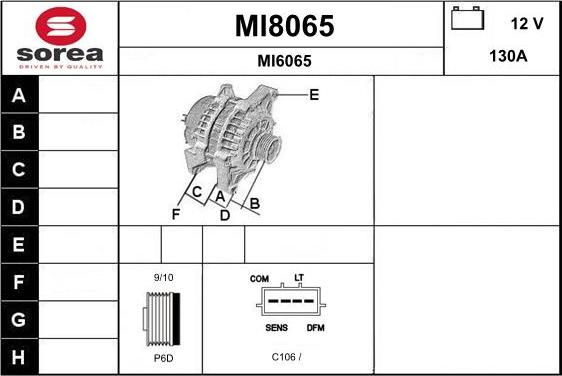 SNRA MI8065 - Alternateur cwaw.fr