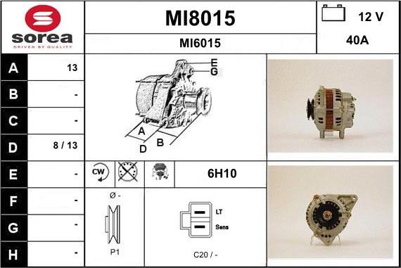 SNRA MI8015 - Alternateur cwaw.fr