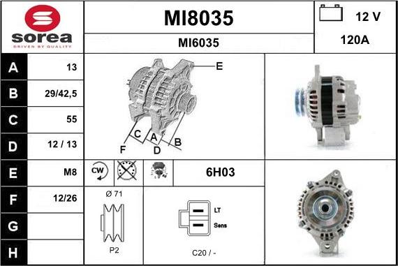 SNRA MI8035 - Alternateur cwaw.fr