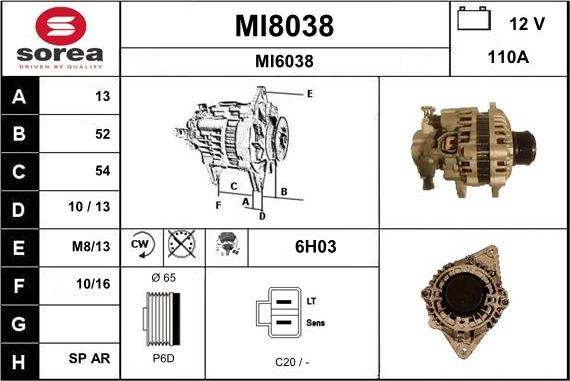 SNRA MI8038 - Alternateur cwaw.fr