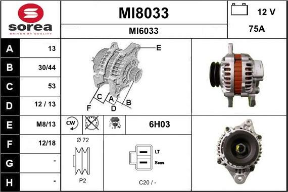 SNRA MI8033 - Alternateur cwaw.fr