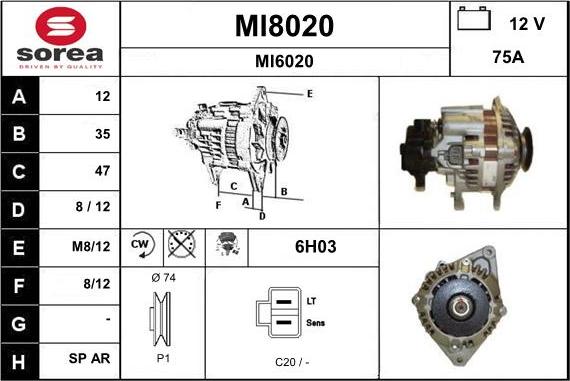 SNRA MI8020 - Alternateur cwaw.fr