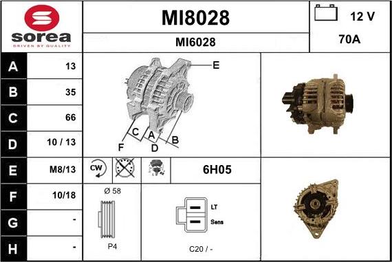 SNRA MI8028 - Alternateur cwaw.fr