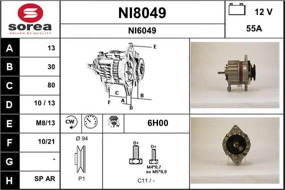 SNRA NI8049 - Alternateur cwaw.fr