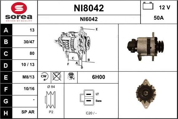 SNRA NI8042 - Alternateur cwaw.fr