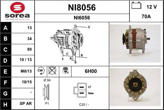 SNRA NI8056 - Alternateur cwaw.fr