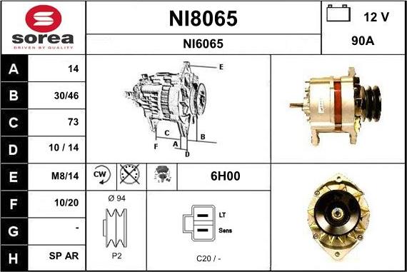 SNRA NI8065 - Alternateur cwaw.fr