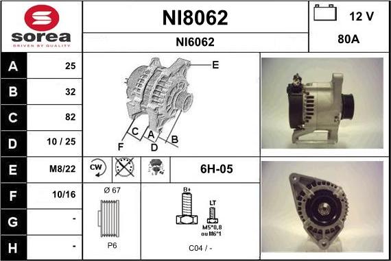 SNRA NI8062 - Alternateur cwaw.fr