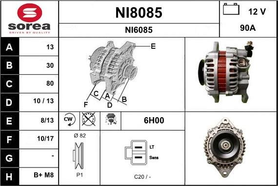 SNRA NI8085 - Alternateur cwaw.fr