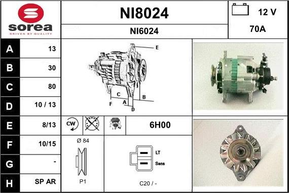 SNRA NI8024 - Alternateur cwaw.fr