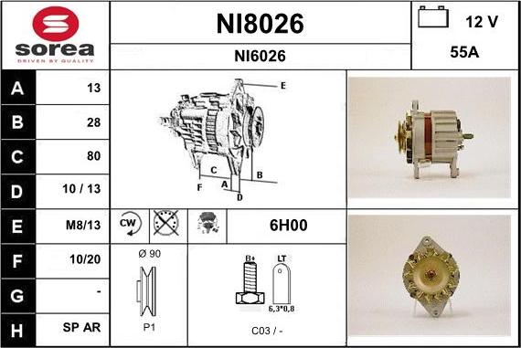 SNRA NI8026 - Alternateur cwaw.fr