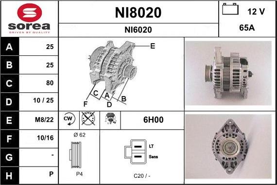 SNRA NI8020 - Alternateur cwaw.fr