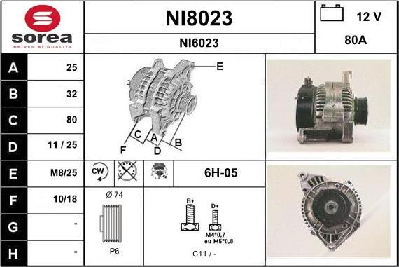 SNRA NI8023 - Alternateur cwaw.fr