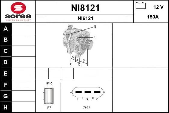 SNRA NI8121 - Alternateur cwaw.fr