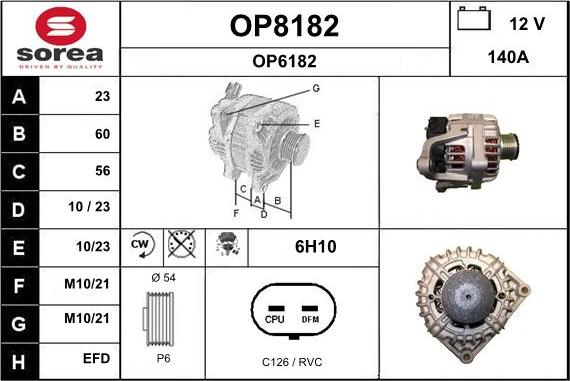 SNRA OP8182 - Alternateur cwaw.fr