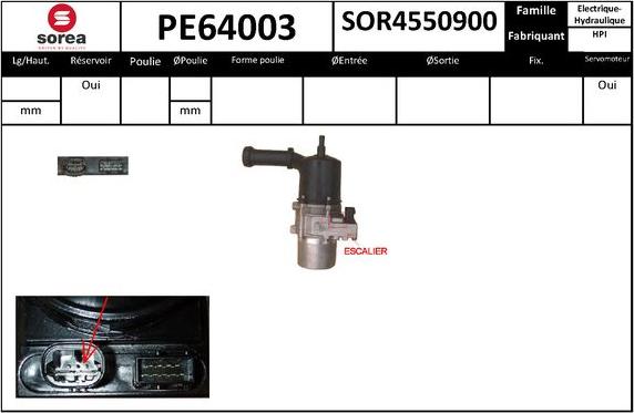 SNRA PE64003 - Pompe hydraulique, direction cwaw.fr