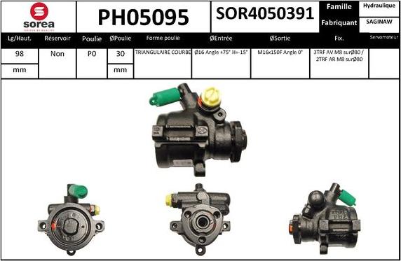 SNRA PH05095 - Pompe hydraulique, direction cwaw.fr