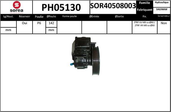 SNRA PH05130 - Pompe hydraulique, direction cwaw.fr