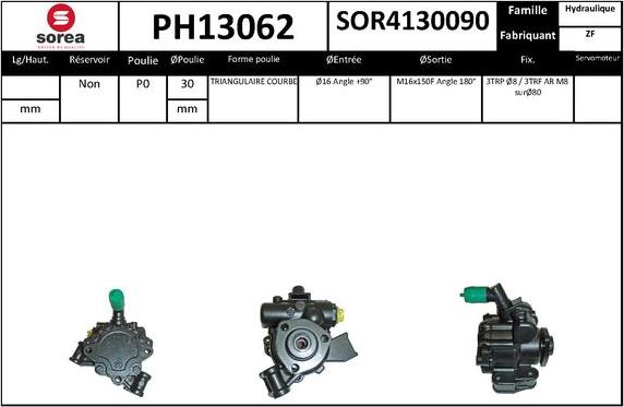 SNRA PH13062 - Pompe hydraulique, direction cwaw.fr