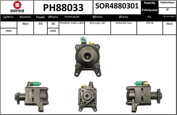 SNRA PH88033 - Pompe hydraulique, direction cwaw.fr