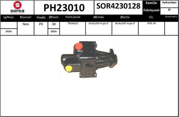 SNRA PH23010 - Pompe hydraulique, direction cwaw.fr