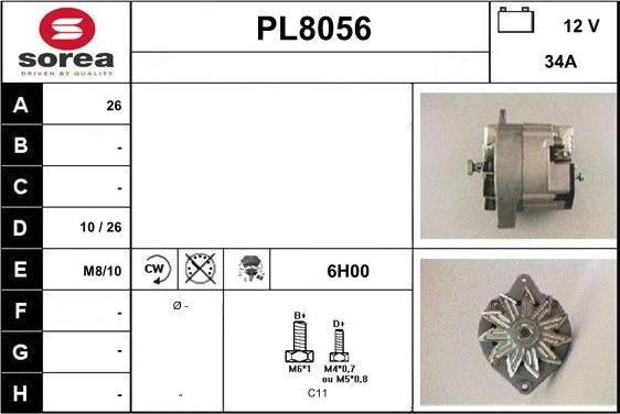 SNRA PL8056 - Alternateur cwaw.fr