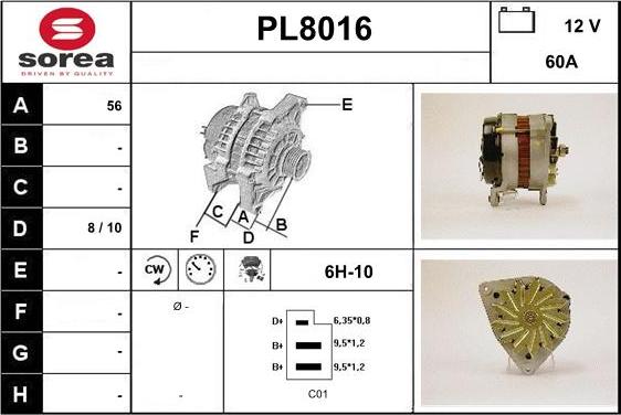 SNRA PL8016 - Alternateur cwaw.fr