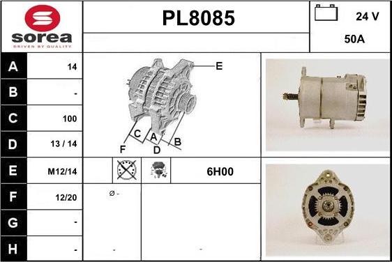 SNRA PL8085 - Alternateur cwaw.fr