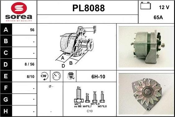 SNRA PL8088 - Alternateur cwaw.fr