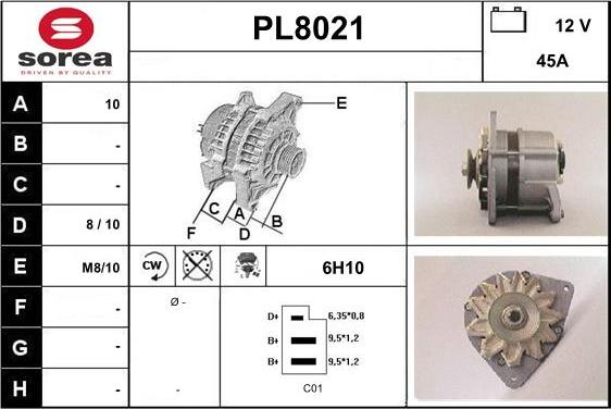 SNRA PL8021 - Alternateur cwaw.fr