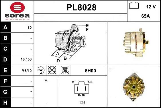 SNRA PL8028 - Alternateur cwaw.fr