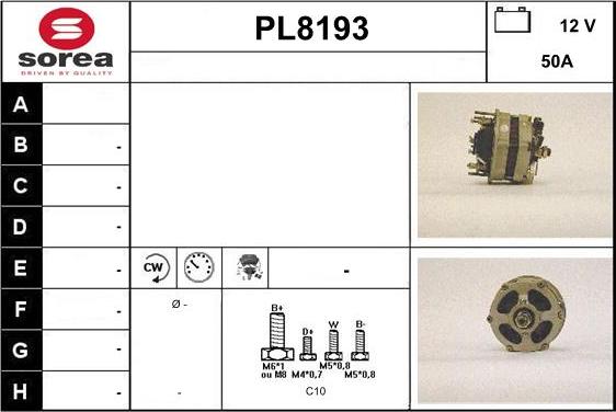 SNRA PL8193 - Alternateur cwaw.fr