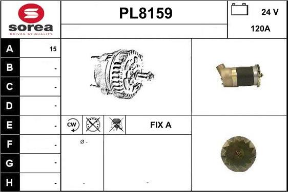 SNRA PL8159 - Alternateur cwaw.fr