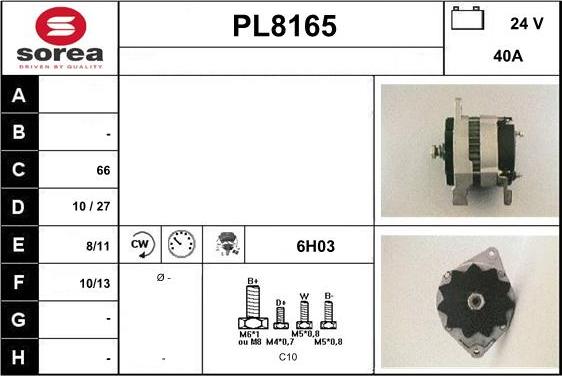 SNRA PL8165 - Alternateur cwaw.fr