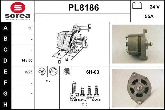 SNRA PL8186 - Alternateur cwaw.fr