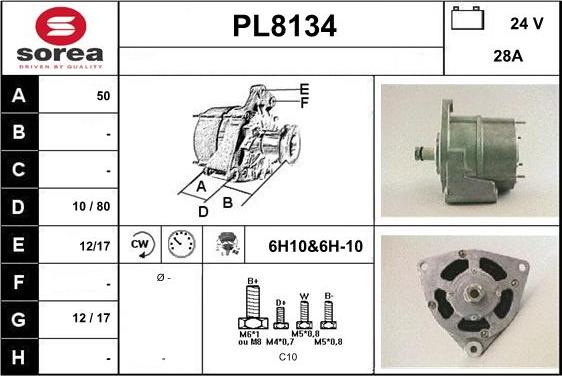 SNRA PL8134 - Alternateur cwaw.fr