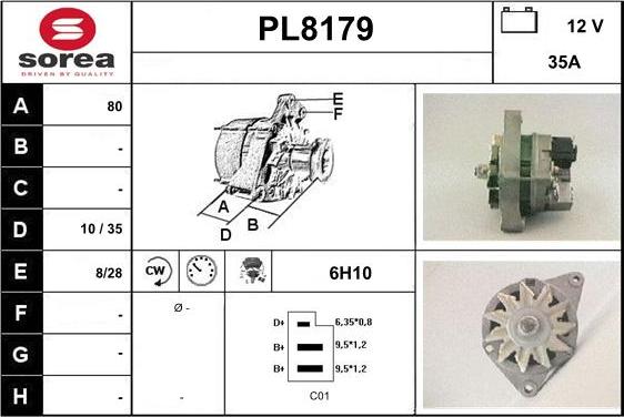 SNRA PL8179 - Alternateur cwaw.fr